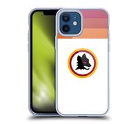 Head Case Designs Officially Licensed AS Roma Wolf Retro Heritage Crest Graphics Gel Case [Military Grade Protection] Compatible with Apple iPhone 12 / iPhone 12 Pro and Compatible with MagSafe