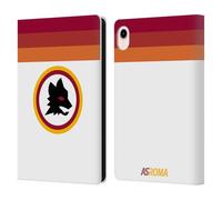 Head Case Designs Officially Licensed AS Roma Wolf Retro Heritage Crest Graphics Leather Wallet Case Compatible With Apple iPad mini (2021/2024)