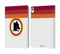Head Case Designs Officially Licensed AS Roma Wolf Retro Heritage Crest Graphics Leather Wallet Case Compatible With Apple iPad Air 13 2024/2025