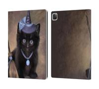 Head Case Designs Officially Licensed Ash Evans Broomstick Graphics Leather Wallet Case Compatible With Apple iPad Pro 12.9 2020/2021/2022