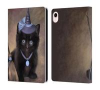 Head Case Designs Officially Licensed Ash Evans Broomstick Graphics Leather Wallet Case Compatible With Apple iPad mini (2021/2024)