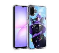 Head Case Designs Officially Licensed Ash Evans Butterfly Sky Black Cats Gel Case [Military Grade Protection] Compatible With Samsung Galaxy A07 4G