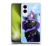 Head Case Designs Officially Licensed Ash Evans Butterfly Sky Black Cats Gel Case [Military Grade Protection] Compatible With Samsung Galaxy S25 Edge