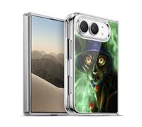 Head Case Designs Officially Licensed Ash Evans Conjuring Magic Black Cats Gel Case [Military Grade Protection] Compatible with Apple iPhone Duo and Compatible with MagSafe