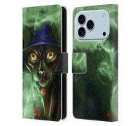 Head Case Designs Officially Licensed Ash Evans Conjuring Magic Black Cats Leather Wallet Case Compatible With Apple iPhone 17 Pro