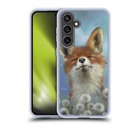Head Case Designs Officially Licensed Ash Evans Dandelion Fox Animals Gel Case [Military Grade Protection] Compatible with Samsung Galaxy S24 FE and Compatible with MagSafe