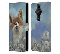 Head Case Designs Officially Licensed Ash Evans Dandelion Fox Animals Leather Book Wallet Case Cover Compatible With Sony Xperia Pro-I