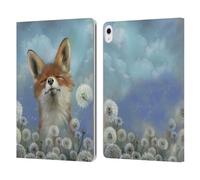 Head Case Designs Officially Licensed Ash Evans Dandelion Fox Animals Leather Wallet Case Compatible With Apple iPad Air 13 2024/2025
