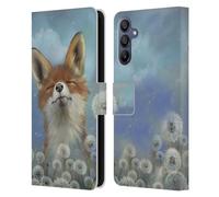 Head Case Designs Officially Licensed Ash Evans Dandelion Fox Animals Leather Wallet Case Compatible With Samsung Galaxy A15