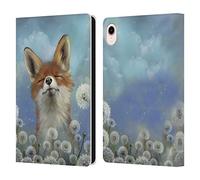 Head Case Designs Officially Licensed Ash Evans Dandelion Fox Animals Leather Wallet Case Compatible With Apple iPad mini (2021/2024)