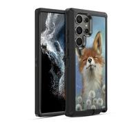 Head Case Designs Officially Licensed Ash Evans Dandelion Fox Animals Ultra-Armoured Shockproof Case [Military Grade Protection] Compatible With Samsung Galaxy S22 Ultra 5G