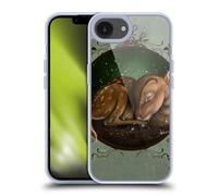 Head Case Designs Officially Licensed Ash Evans Foundling Fawn Animals Gel Case [Military Grade Protection] Compatible with Apple iPhone 16e and Compatible with MagSafe