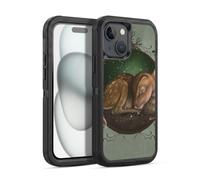 Head Case Designs Officially Licensed Ash Evans Foundling Fawn Animals Ultra-Armoured Shockproof Case [Military Grade Protection] Compatible With Apple iPhone 15