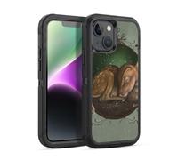 Head Case Designs Officially Licensed Ash Evans Foundling Fawn Animals Ultra-Armoured Shockproof Case [Military Grade Protection] Compatible With Apple iPhone 14