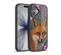 Head Case Designs Officially Licensed Ash Evans Fox Peonies Animals Gel Armour Case [Military Grade Protection] Compatible With Apple iPhone 17