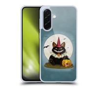 Head Case Designs Officially Licensed Ash Evans Halloween Cat Black Cats 2 Gel Case [Military Grade Protection] Compatible With Samsung Galaxy A36 5G