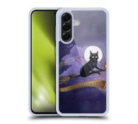 Head Case Designs Officially Licensed Ash Evans Happy Halloween Black Cats Gel Case [Military Grade Protection] Compatible With Samsung Galaxy A56 5G