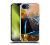 Head Case Designs Officially Licensed Ash Evans Leaves Black Cats Gel Case [Military Grade Protection] Compatible with Apple iPhone 16e and Compatible with MagSafe