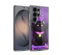 Head Case Designs Officially Licensed Ash Evans Lucky Black Cats Gel Case [Military Grade Protection] Compatible with Samsung Galaxy S26 Ultra and Compatible with MagSafe