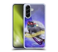 Head Case Designs Officially Licensed Ash Evans Night Fly Black Cats Gel Case [Military Grade Protection] Compatible With Samsung Galaxy A56 5G