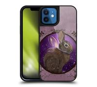 Head Case Designs Officially Licensed Ash Evans Rabbit Animals Gel Armour Case [Military Grade Protection] Compatible With Apple iPhone 12 / iPhone 12 Pro