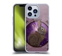 Head Case Designs Officially Licensed Ash Evans Rabbit Animals Gel Case [Military Grade Protection] Compatible with Apple iPhone 13 Pro and Compatible with MagSafe