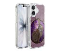 Head Case Designs Officially Licensed Ash Evans Rabbit Animals Gel Case [Military Grade Protection] Compatible with Apple iPhone 17 and Compatible with MagSafe