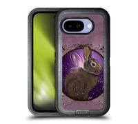 Head Case Designs Officially Licensed Ash Evans Rabbit Animals Ultra-Armoured Shockproof Case [Military Grade Protection] Compatible With Google Pixel 9A
