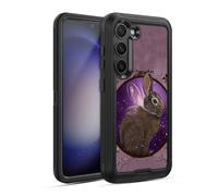 Head Case Designs Officially Licensed Ash Evans Rabbit Animals Ultra-Armoured Shockproof Case [Military Grade Protection] Compatible With Samsung Galaxy S23 5G