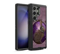 Head Case Designs Officially Licensed Ash Evans Rabbit Animals Ultra-Armoured Shockproof Case [Military Grade Protection] Compatible With Samsung Galaxy S23 Ultra 5G