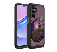 Head Case Designs Officially Licensed Ash Evans Rabbit Animals Ultra-Armoured Shockproof Case [Military Grade Protection] Compatible With Samsung Galaxy A15