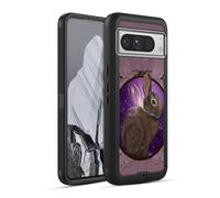 Head Case Designs Officially Licensed Ash Evans Rabbit Animals Ultra-Armoured Shockproof Case [Military Grade Protection] Compatible With Google Pixel 8 Pro