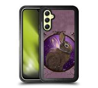 Head Case Designs Officially Licensed Ash Evans Rabbit Animals Ultra-Armoured Shockproof Case [Military Grade Protection] Compatible With Samsung Galaxy A34 5G