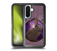 Head Case Designs Officially Licensed Ash Evans Rabbit Animals Ultra-Armoured Shockproof Case [Military Grade Protection] Compatible With Samsung Galaxy A36 5G