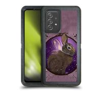 Head Case Designs Officially Licensed Ash Evans Rabbit Animals Ultra-Armoured Shockproof Case [Military Grade Protection] Compatible With Galaxy A52 / A52s / 5G (2021)