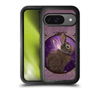 Head Case Designs Officially Licensed Ash Evans Rabbit Animals Ultra-Armoured Shockproof Case [Military Grade Protection] Compatible With Google Pixel 9 / Pixel 9 Pro