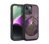 Head Case Designs Officially Licensed Ash Evans Rabbit Animals Ultra-Armoured Shockproof Case [Military Grade Protection] Compatible With Apple iPhone 14