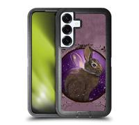 Head Case Designs Officially Licensed Ash Evans Rabbit Animals Ultra-Armoured Shockproof Case [Military Grade Protection] Compatible With Samsung Galaxy S25+