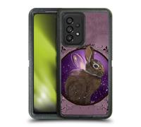 Head Case Designs Officially Licensed Ash Evans Rabbit Animals Ultra-Armoured Shockproof Case [Military Grade Protection] Compatible With Samsung Galaxy A53 5G (2022)