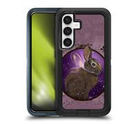 Head Case Designs Officially Licensed Ash Evans Rabbit Animals Ultra-Armoured Shockproof Case [Military Grade Protection] Compatible With Samsung Galaxy S24 5G