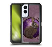 Head Case Designs Officially Licensed Ash Evans Rabbit Animals Ultra-Armoured Shockproof Case [Military Grade Protection] Compatible With Samsung Galaxy S25 Edge