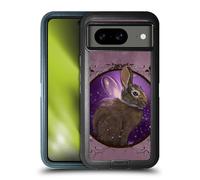 Head Case Designs Officially Licensed Ash Evans Rabbit Animals Ultra-Armoured Shockproof Case [Military Grade Protection] Compatible With Google Pixel 8