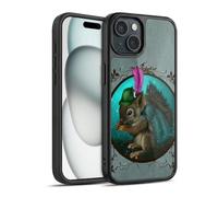 Head Case Designs Officially Licensed Ash Evans Squirrel Animals Gel Armour Case [Military Grade Protection] Compatible With Apple iPhone 15