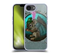 Head Case Designs Officially Licensed Ash Evans Squirrel Animals Gel Case [Military Grade Protection] Compatible with Apple iPhone 16e and Compatible with MagSafe