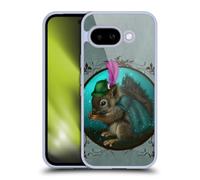 Head Case Designs Officially Licensed Ash Evans Squirrel Animals Gel Case [Military Grade Protection] Compatible With Google Pixel 9A