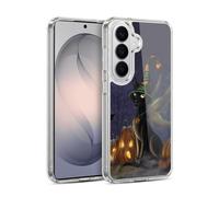 Head Case Designs Officially Licensed Ash Evans The Witching Time Black Cats Gel Case [Military Grade Protection] Compatible with Samsung Galaxy S26 and Compatible with MagSafe