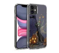 Head Case Designs Officially Licensed Ash Evans The Witching Time Black Cats Gel Case [Military Grade Protection] Compatible with Apple iPhone 11 and Compatible with MagSafe