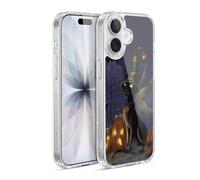 Head Case Designs Officially Licensed Ash Evans The Witching Time Black Cats Gel Case [Military Grade Protection] Compatible with Apple iPhone 17 and Compatible with MagSafe