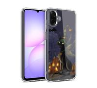Head Case Designs Officially Licensed Ash Evans The Witching Time Black Cats Gel Case [Military Grade Protection] Compatible With Samsung Galaxy A07 4G
