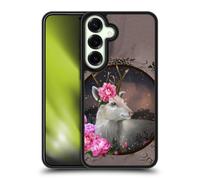 Head Case Designs Officially Licensed Ash Evans White Deer Animals Gel Armour Case [Military Grade Protection] Compatible With Samsung Galaxy S25